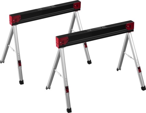 Przejdź do produktu Kobyłki budowlane składane - 2 szt. 106x59x76 cm